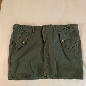 Liu Jo green skirt with rhinestone detail